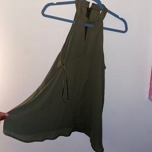 Green Work Blouse